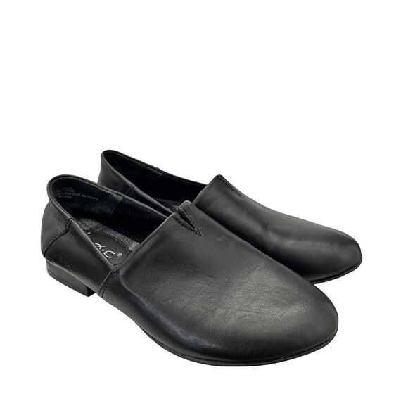 B.O.C Born Suree Leather Slip On Loafers Size 6 Black Capsule Comfort Shoes - Picture 1 of 11